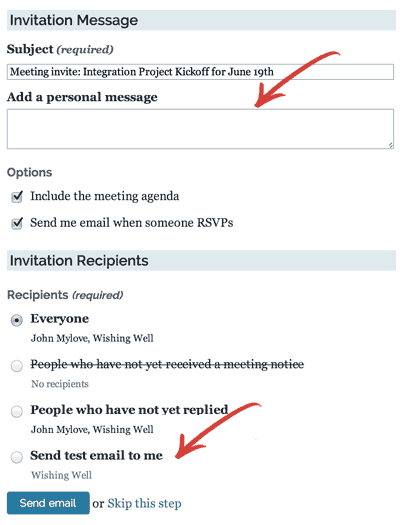 Meeting Requests Invitations And Follow Up Meeting Email
