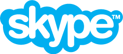 Skype video conferencing logo Skype video conferencing logo