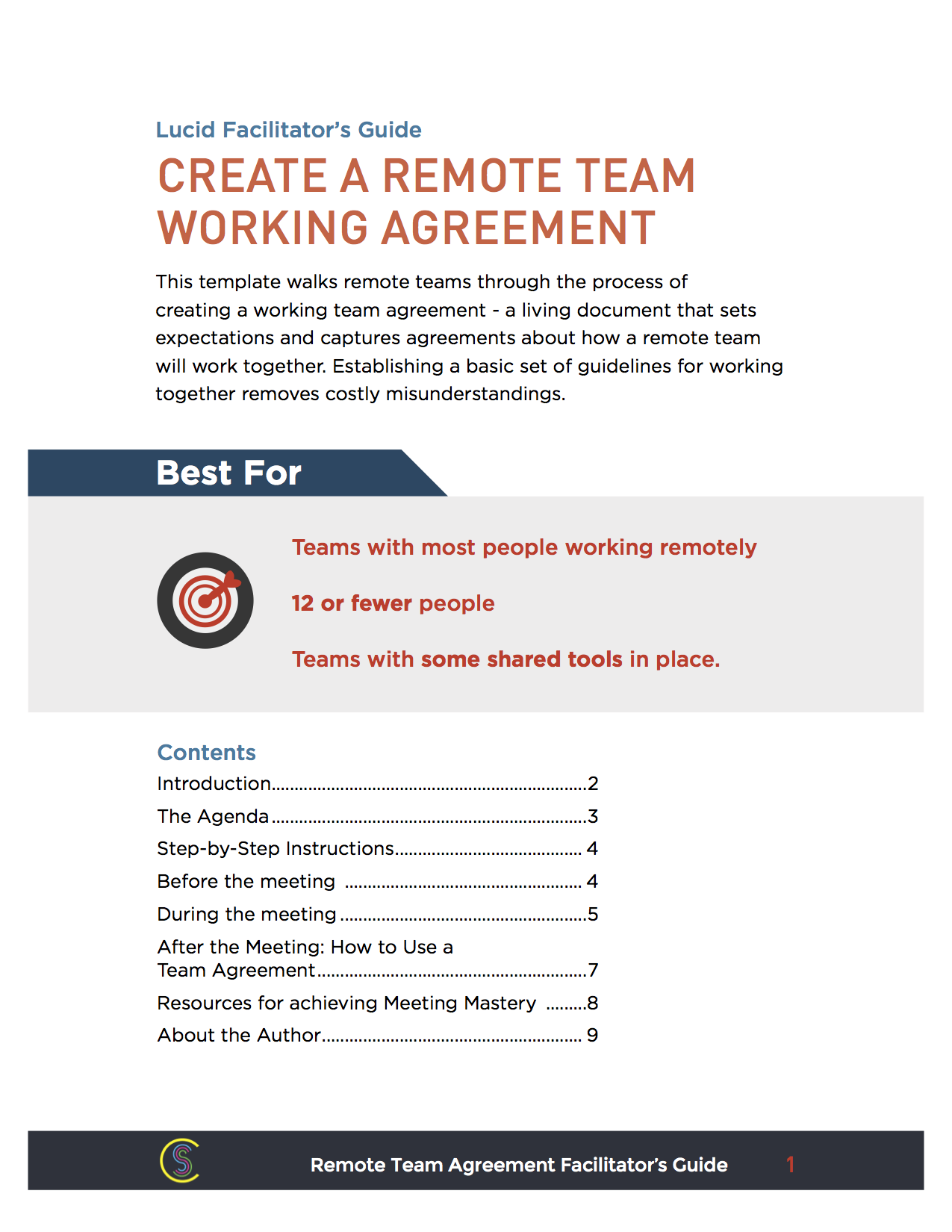 remote team working agreement lucid meetings